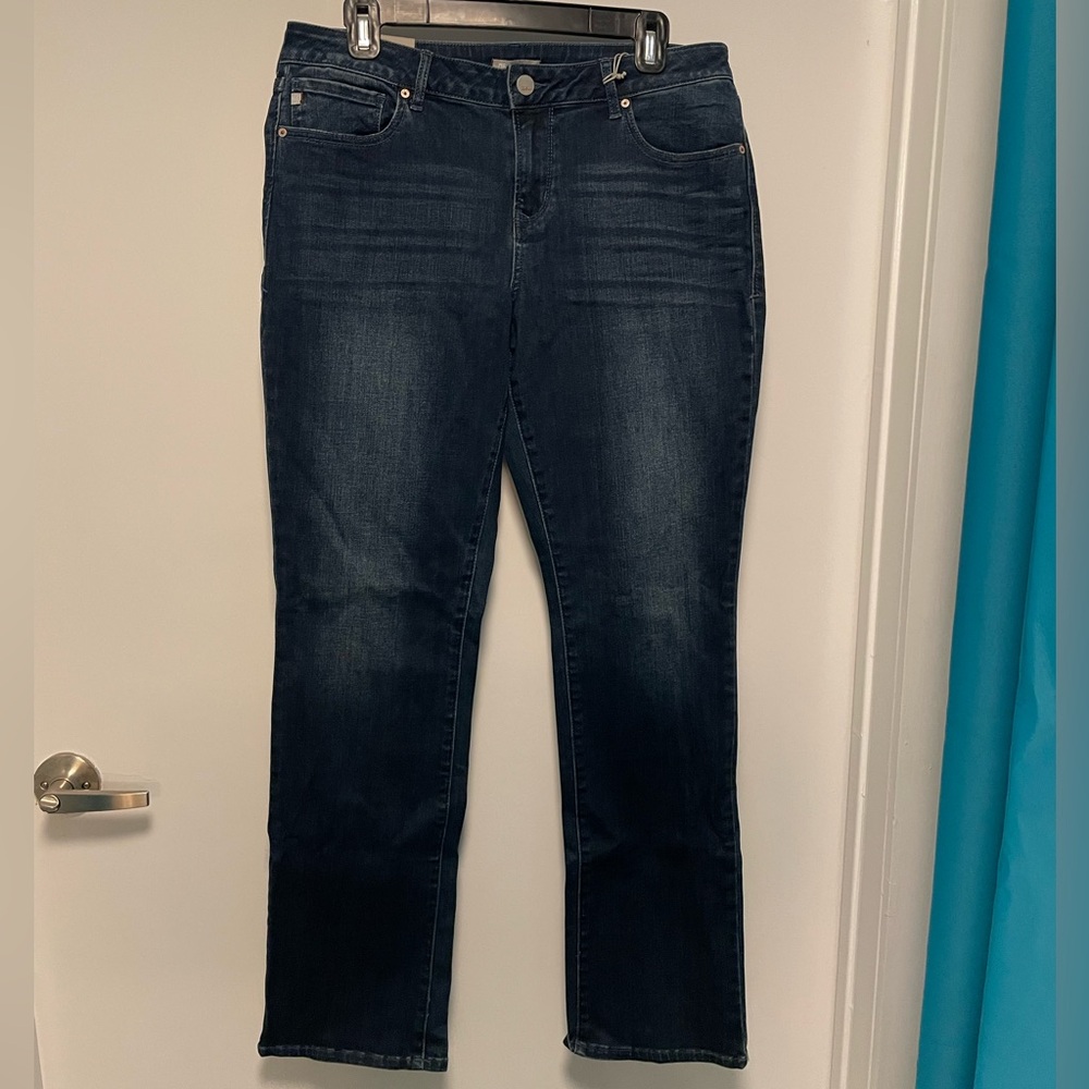 Dear John Liam Straight Dark Blue Women's Jeans NWT, Size 30x30